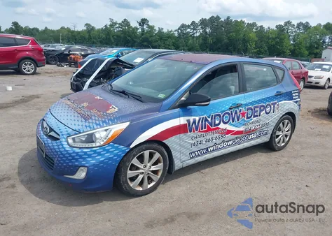 2014 Hyundai Accent Se из США, поврежденный, VIN KMHCU5AE9EU182785